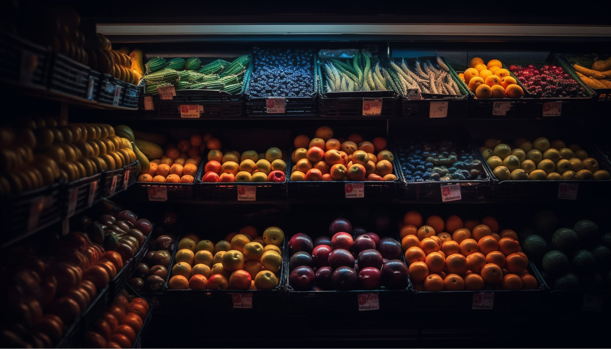 Exploring the Different Types of Vending Machines: From Grocery to Snacks and Beverages 5 abundance fresh healthy fruits vegetables generated by ai